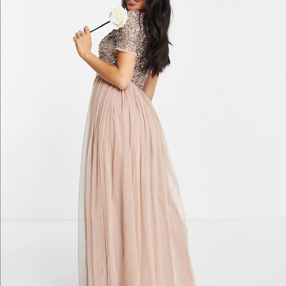 Pink sequin dress - Picture 2 of 6